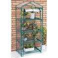 thumbnail image 3 of 2 Pcs Housse de Serre de Jardin Plante Fleur Croissance Maison Rétention de Chaleur PVC Transparent Housse Imperméable, 4 Niveaux, 3 of 7