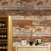 Caltero Peel and Stick Wallpaper Brown Wood Wallpaper 17.72 in x 590 in Roll