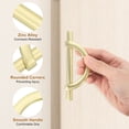 thumbnail image 4 of Uxcell 2Pcs 5.04 pulgadas Tirador de Gabinete de Cocina con Tornillo Dorado, 4 of 6