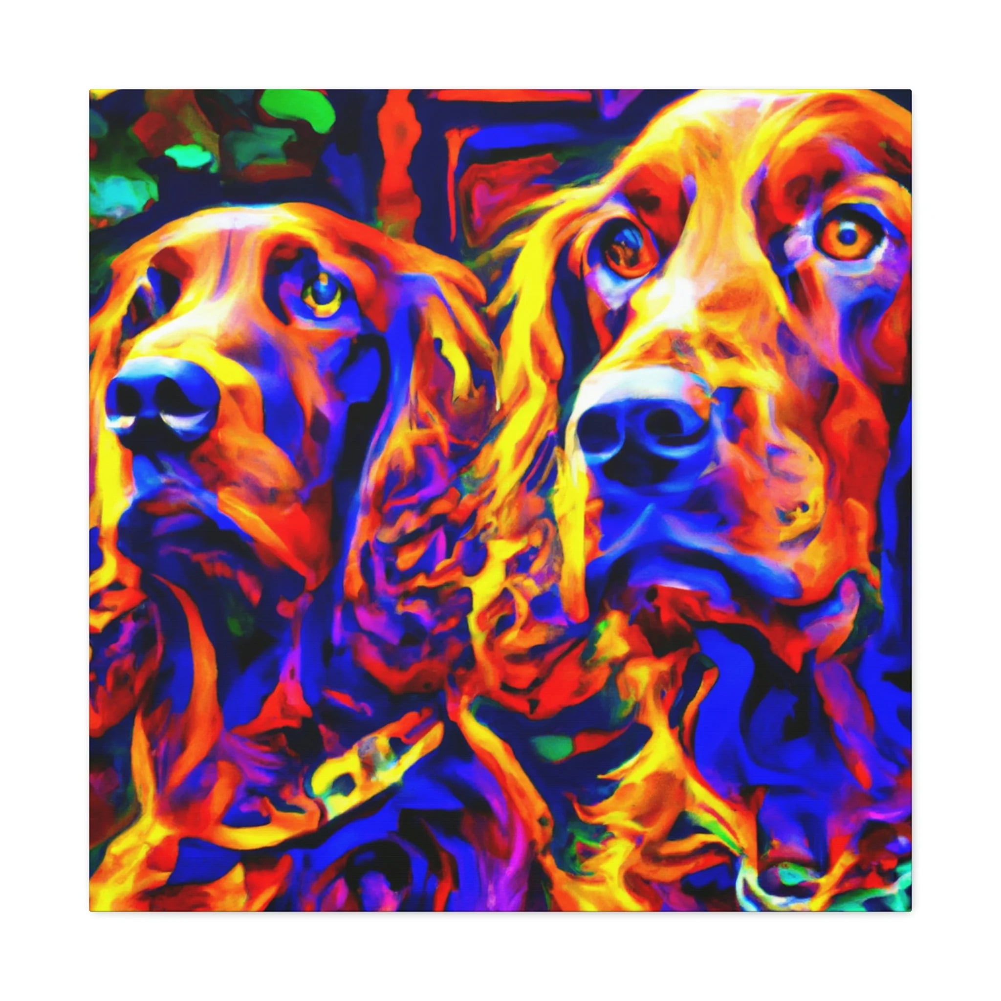 Irish Setter Fauvism - Canvas