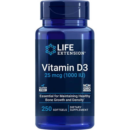 UPC 737870175124 product image for Life Extension Vitamin D3 25 mcg (1000 IU) - Cognitive  Bone  Immune  Heart Heal | upcitemdb.com