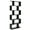 Black, variant on Spaco 6 Tier S-Shaped Bookshelf Storage Display Bookcase Decor Z-Shelf -Black, Tall Bookshelf, Shelves for Living Room, Home Office, Bedroom, Balcony