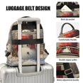 thumbnail image 4 of JIALIOU Mini Backpack Purse for Women Quilted Casual Daypack Small Travel Shoulder Bag, Snowman with Christmas Hat, 4 of 7