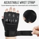 thumbnail image 3 of Guantes sin dedos Guantes sin dedos con nudillo duro, antideslizantes, ajustables, guantes deportivo TOMSHOO Guantes sin dedos, 3 of 7