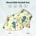 thumbnail image 5 of Gaeub Seahorse Printed Double Sided Reflective Bucket Hat Foldable Sun Hat for Camping Hiking Fishing, 5 of 9