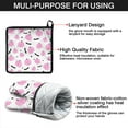 thumbnail image 7 of Pink Fall Pumpkins Bats Stars Pattern Kitchen Oven Mitt and Pot Holder Sets 4 Pcs for Baking, Cooking and Grilling, Heat Resistant Up To 392 °F, 7 of 7