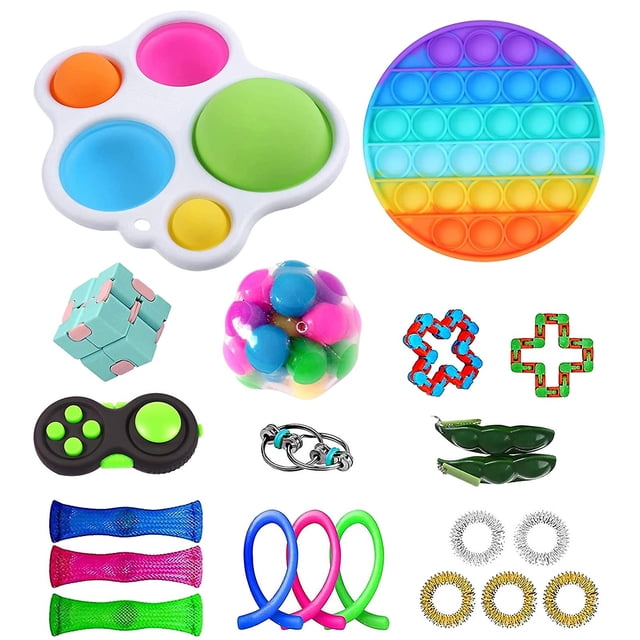 Juguete sensorial Push Bubble Fidget para aliviar el estrés del autismo