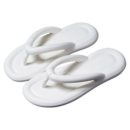 

Women Men Cloud Slippers Sandal Comfort Flip Flops Soft Pillow Thong Sandals Thicken Sole Shower Bathroom Foam Slides Unisex