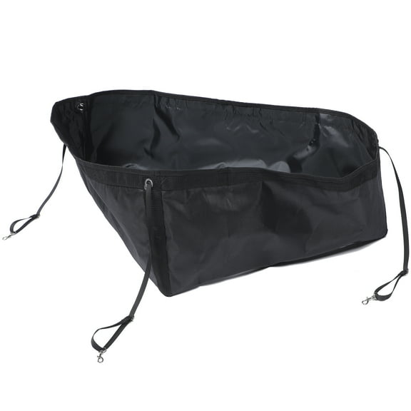 UNOMOR Horse Net Feeder Hay Feeder Bag Black 1Pcs 33.41X25.55X10.41in