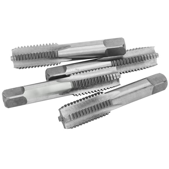 Cergrey 4 Pcs/Set Metric Hand Tap Straight Groove M18 Alloy Tool Steel Tapping Tools For Processing And Drilling