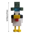 thumbnail image 2 of Minecraft Chicken Jockey Toy Statue - 3D Printed Chicken Jockey Figure - Plastic Lava Chicken Minecraft Model - Life Size Chicken Jockey Minecraft Decoration, 2 of 8