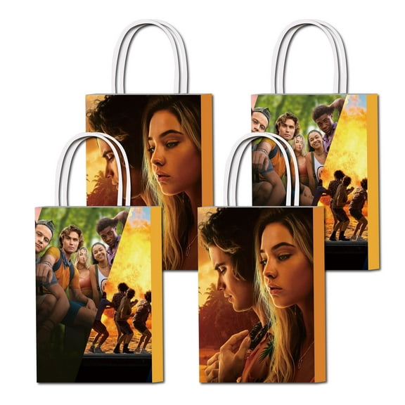 16PCS For Outer Banks Theme Birthday Party Bags,Party Favor Bags,Birthday Party Decorations With Handles Favor Bags Candy Gift Bags for Birthday Party