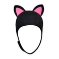 thumbnail image 4 of Capucha de buceo Strade Fareast Limited neopreno 3mm con orejas de gato negro rosa, 4 of 8