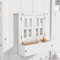 thumbnail image 6 of Twin over Twin House Bunk Bed with Roof , Window, Window  Box, Door , with Safety Guardrails and Ladder, 6 of 10