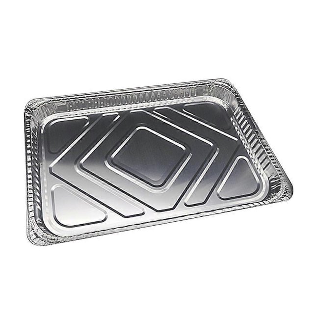 10Pcs BBQ Drip Pan Aluminum Foil Tin Liners for Grease Catch Pans Replacement Liner