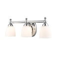thumbnail image 3 of 4423-SN Millennium Lighting 3 Light Bath Vanity-8 Inch Tall and 21.5 Inch Wide-Satin Nickel Finish, 3 of 5