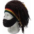 thumbnail image 6 of YEKEYI Creative Barbarian Knit Beard Hat Funny Knit Hat Wig Beanie Hat Facemask Removable Beard, 6 of 9