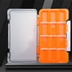 thumbnail image 4 of Caja de pesca portátil impermeable cebo señuelo cajas de anzuelos herramienta de pesca (naranja) Hugtrwg  Para Estrenar, 4 of 8