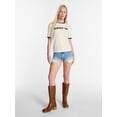 thumbnail image 2 of Kacey Lee Women's Classic Cut Off Shorty Shorts, Sizes 0-18, 2 of 6