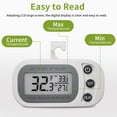 Fridge Thermometer, Digital Refrigerator Thermometer Freezer