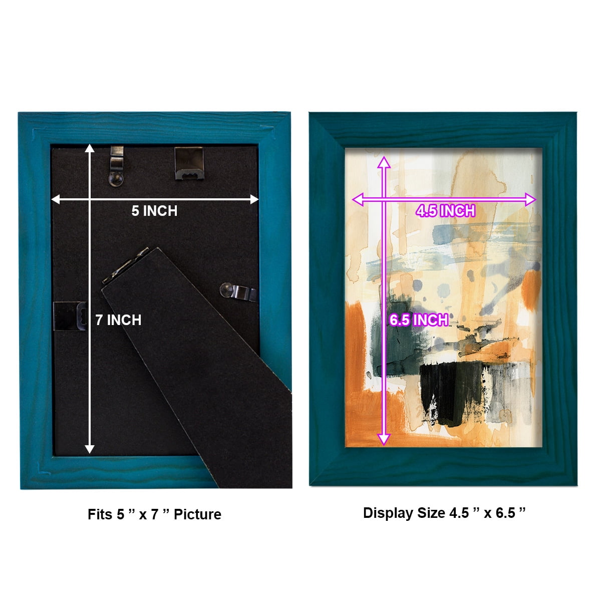 Seria III - Framed Print w/glass - Ocean Blue