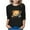 Black, variant on OKSALE 3/4 Length Sleeve T Shirts for Boys Girls Kids Cute Bear Printing Tshirt Trendy Loose Fitted Shirt Tops Casual Crewneck Tee Clothes for Children Size 7-8