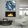 thumbnail image 4 of Epic Art 'Indigold XXIV' by Lisa Audit, Acrylic Glass Wall Art, 36"x36", 4 of 7