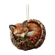 thumbnail image 2 of Adorno colgante acrílico de animales del bosque para árbol de Navidad | Decoración navideña plana de 10 cm | Decoración colgante para árbol, corona o hogar | Lindo recuerdo de criatura salvaje, 2 of 6