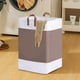 thumbnail image 5 of Cesto grande para la ropa sucia, plegable, para la basura o la ropa sucia. Cesto decorativo para guardar ropa junto a la cama. Organizador estético de ropa de noche. Cesto para la ropa, 5 of 8