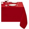 thumbnail image 1 of LAICAIW Nappe Rectangulaire 210 G/m2 - Nappe en Microfibre Imperméable Robuste, Housse de Table Décorative pour Usage Extérieur et Intérieur (Rouge Rio, 70 x 120 Pouces), 1 of 7