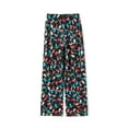 thumbnail image 5 of Cenuakty Women's Christmas Lounge Pants Colorful Light/Snowman Print Loose Comfy Casual Plush Pants Pajama Pants Sleep Trousers, 5 of 9