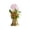 Pink, variant on Decorative Crystal Style Resin Ornament Pink 1.06 X 2.76 In Lightweight Home Decor Accent 1 Count