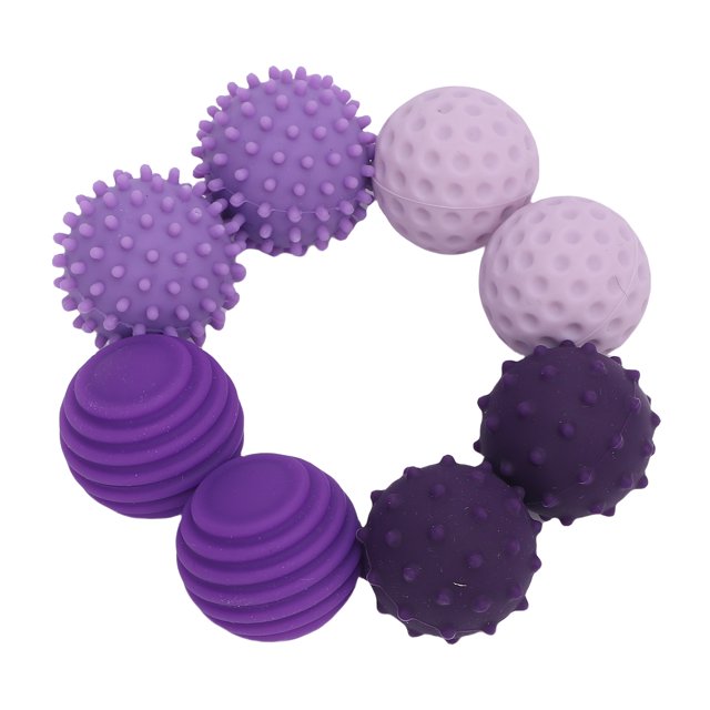 SILICONE TEXTURED SENSORY BALLS FOR FINE MOTOR SKILLS AND RELAXATION AT HOME OR WORK