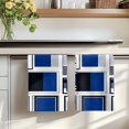 thumbnail image 7 of Blue Grey Geometric Kitchen Towels Set of 4, Abstract Art Irregular Contemporary Absorbent Dish Towels for Kitchen, Microfiber Hand Towel, Quick Drying Tea Towel for Cleaning Decorative Dishcloths, 7 of 7