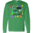 thumbnail image 3 of Inktastic 100 Days of School Colorful Stars Long Sleeve T-Shirt, 3 of 5