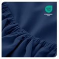 thumbnail image 5 of 2-Pack Fitted Bottom Sheets King - Premium 1800 Ultra-Soft Wrinkle Resistant Microfiber - Deep Pocket (King, Dark Blue), 5 of 8