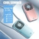 thumbnail image 5 of 1 Pcs Hanging Neck Ultra-thin Fan, USB Folding Charging Treasure Fan, Lanyard as Neck Fan, Pocket Size for Indoor Outdoor, 5 of 7