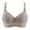 Grey, variant on Sngxgn Double S upport Wireless Bra, Lace Bra with Stay-in-Place Straps, Full-Coverage Wirefree Bra(Beige,38)