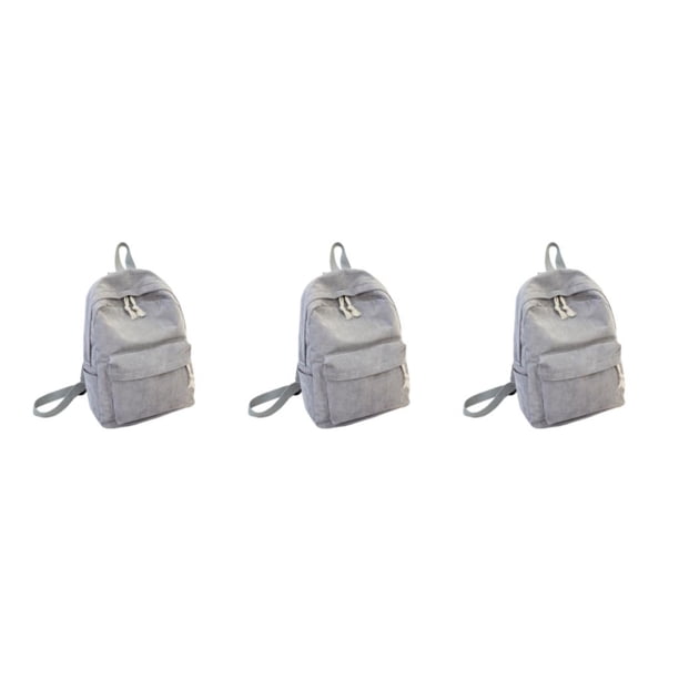 Qarigey De Mujer De Moda Para La Escuela O De Viaje Escolar Espaciosa Y Cómoda Bolsas De Viaje Gris Claro Type1 NO1