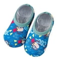 thumbnail image 4 of dgysar Boys Girls Water Shoes Quick Dry Cartoon First Walkers Beach Soft Sole Non-slip Breathable for Outdoor Beach Daily Casual Use Dark Blue M, 4 of 6