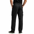 thumbnail image 6 of Lmueinov Multi Pocket Cargo Pants for Men Plus Size Button Elastic Waist Straight Leg Trousers Hiking Casual Work Outdoor Outfits S-3XL, 6 of 6