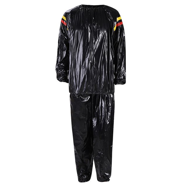 Sudadera de fitness con rayas rojas negras, sudadera de entrenamiento para ejercicio para hombres y mujeres, quemagrasas (L)