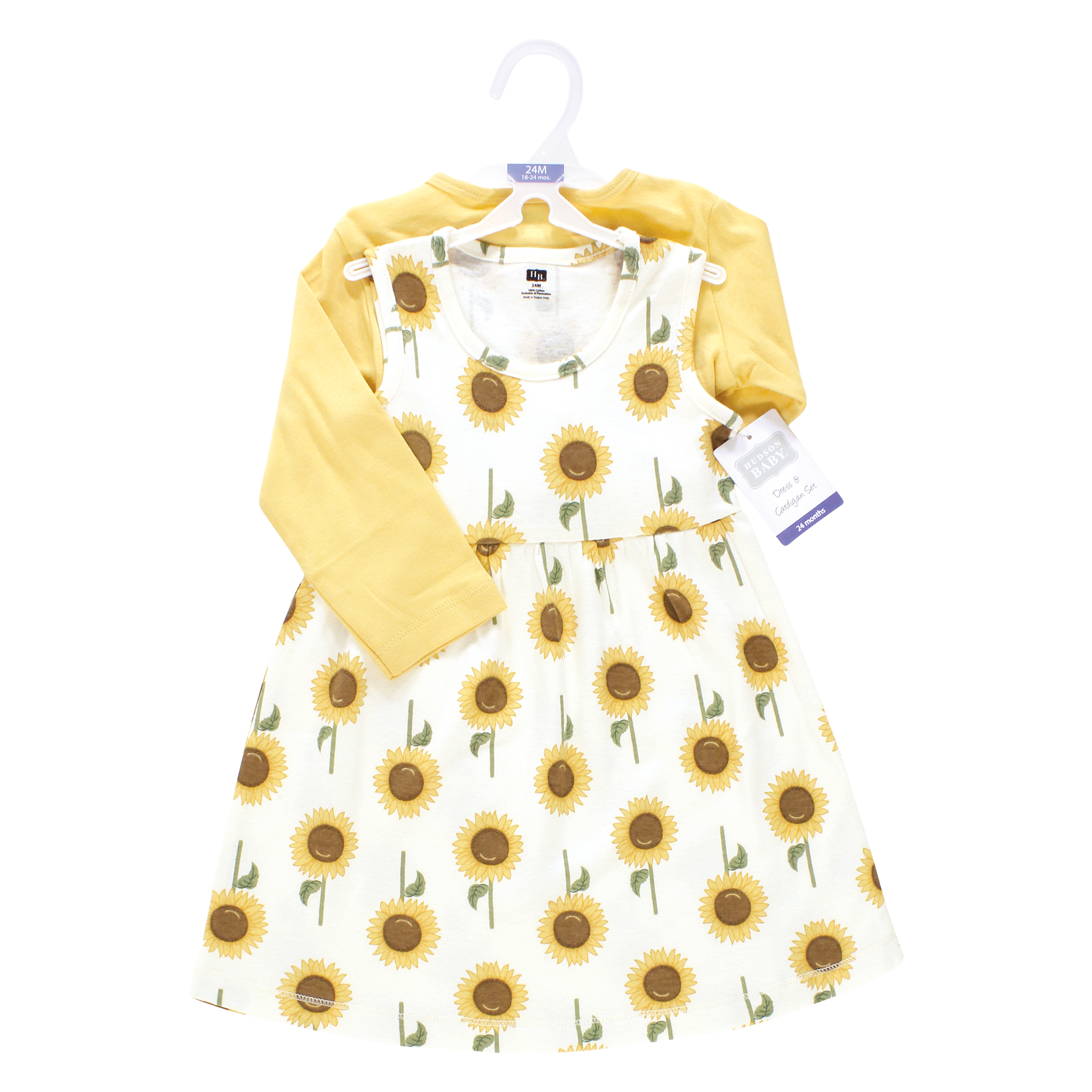 Hudson Baby Dress and Cardigan, Sizes 18 Months- 5T
