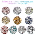 thumbnail image 6 of IBASETOY 700Pcs Assorted Color Rhinestone Loose Beads Round Rondelle Spacer Beads for Jewelry Craft, 6 of 10