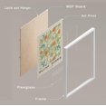 thumbnail image 4 of PixonSign Framed Posters William Morris Abstract Floral Patterns Prints, Set of 4 Country Farmhouse Vintage Flower Wall Décor, Adhesive Canvas Wall Art, Modern Home Artwork - 8"x10" White, 4 of 5
