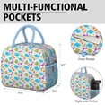 thumbnail image 6 of Womens Colorful Cartoon Dinosaurs Pattern Lunch Box for Work,Insulated Lunch Bag for Women,Loncheras Para Mujer,Leakproof Adult Lunch Bag for Work,Beach,Travel,Picnic,Camping, 6 of 7