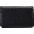 thumbnail image 7 of LQQBOX Business Card Holder, Professional Leather Case Wallet Bag Holder Business Card Case Pocket Name Card Holder Wallet for Men or Women(Black), 7 of 7
