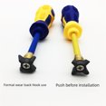 thumbnail image 3 of Tungsten Steel Cone Grout Removal Tool for Tile Seam Cleaning - Blue Handle Yellow Rod, 86g, Reversible Installation, Sharp Design for Precise Slit Making, Durable Construction, Compact Size for Easy, 3 of 5