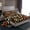 Black Brown, variant on Homewish Retro Cheetah Pattern Bed Sheets,Jungle Animal Leopard King Sheets,Rustic Flower Floral Sheet Set For Men Women,Luxury Bedroom Decor,4-Piece