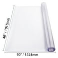 thumbnail image 3 of KFFKFF Clear PVC Desk Protector, 40 x 60 Inch, 2.0 mm Thickness, Rectangle Table Cover, Water-Resistant & Simple to Clean, Ideal for Office, Dining, and Nightstand Surfaces, 3 of 9